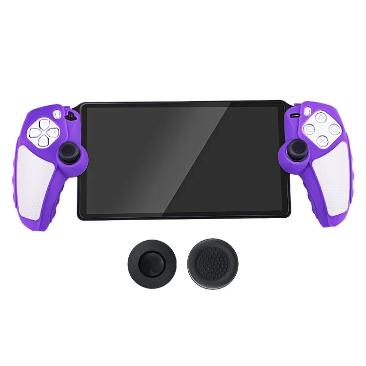 Anti-Slip Silicone Cover Skin Protective Case for Play station For PS5 Portal Console Case With Thumb Grips