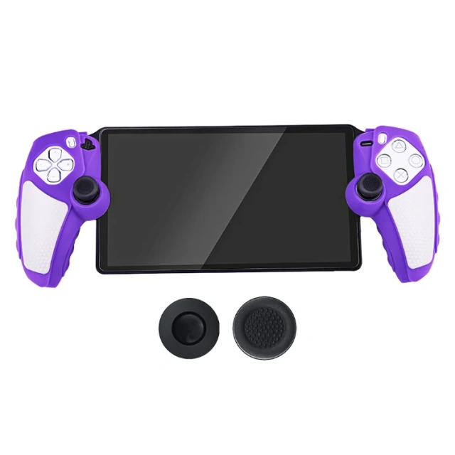Anti-Slip Silicone Cover Skin Protective Case for Play station For PS5 Portal Console Case With Thumb Grips