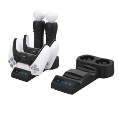 4 in 1 Charger Charging Dock for PS5 for Play station 5 for PS Move Controllers Charger Storage Stand Holder