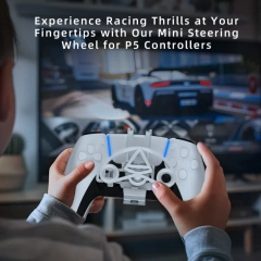 Racing Steering Wheel for PS5 Controller Accessories MINI Game Steering Wheel Gamepad Grip
