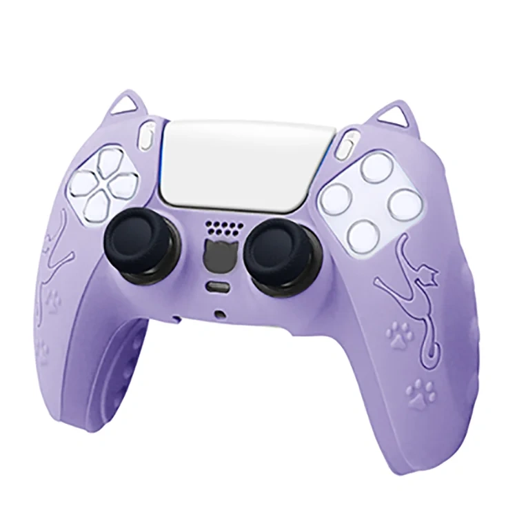 Cat ear Silicone Controller Protective Case Cover for PS5 Controller Skin Cover Silicon Case