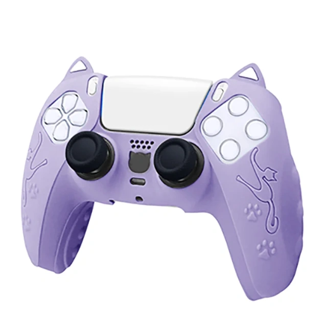Cat ear Silicone Controller Protective Case Cover for PS5 Controller Skin Cover Silicon Case