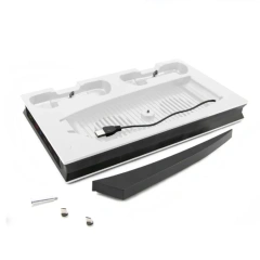 PS5 Controller Charger Station Dock+ Vertical Cooling Fan Stand Magnetic PS5 Charging Dock Station