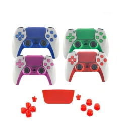 Replacement Controller Trim Faceplate Shell & ABXY Buttons Set Touch Pad For PS5 Controller