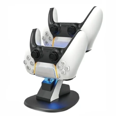 Vertical Charger Stand Dual Charging Dock Station for PS5 Wireless Controller Charging Dock