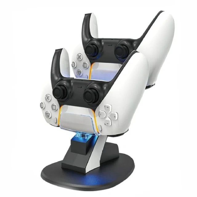 Vertical Charger Stand Dual Charging Dock Station for PS5 Wireless Controller Charging Dock