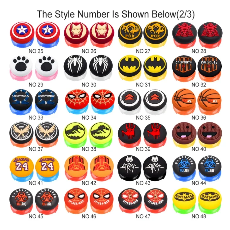 Heightening Joystick Cap for PS4 PS5 Controller 3D Thumb Grips Thumbstick Cap Handle Silicone Cover