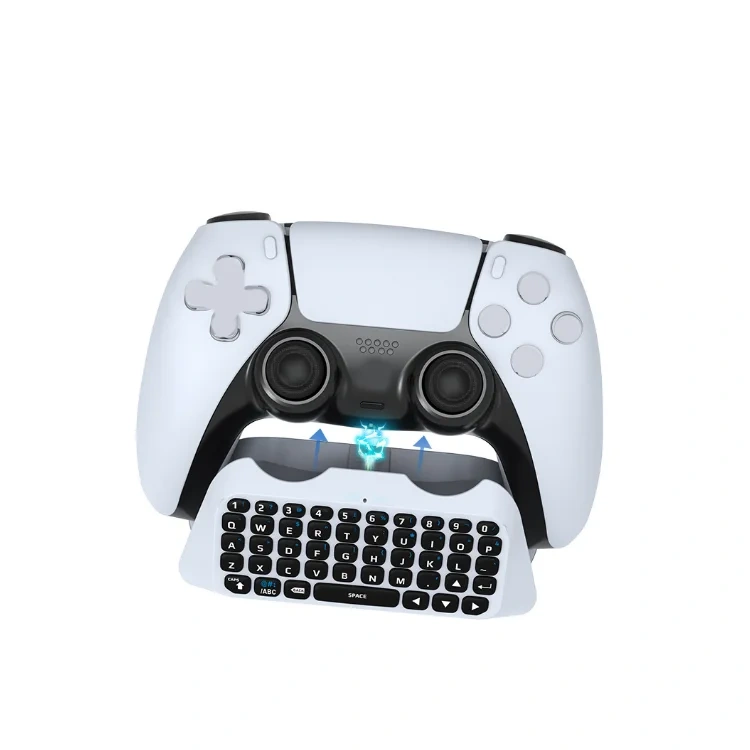 Wireless Chatpad Message Keyboard for PS5 Controller Gamepad Wireless Keyboard