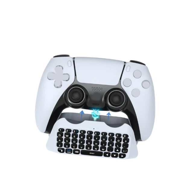 Wireless Chatpad Message Keyboard for PS5 Controller Gamepad Wireless Keyboard