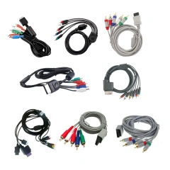 Composite Av Cable Cord For Wii/wii u/ps2/ps3/ps5/xbox 360 Slim Hd Tv Av Rca Component Cable