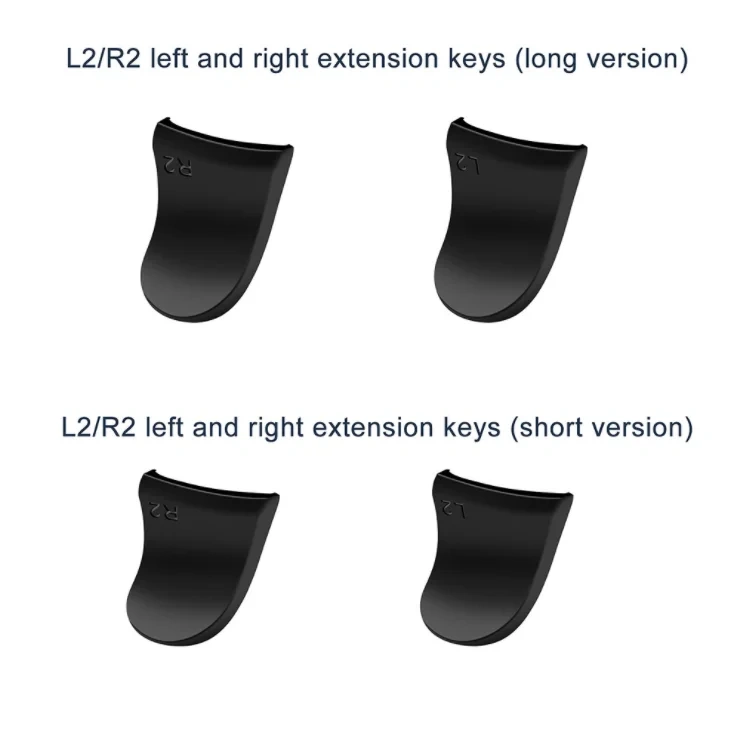 8Pcs Gamepad Button Protection Set Joystick Cover + L R Extension Key + Cross Button for PS5 Game Controller