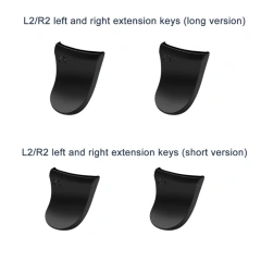 8Pcs Gamepad Button Protection Set Joystick Cover + L R Extension Key + Cross Button for PS5 Game Controller