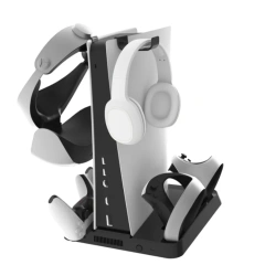 Storage Headset Charger Multifunctional Cooling Charging Dock For PSVR2/PS5 Console Cooling Controller Charging Station