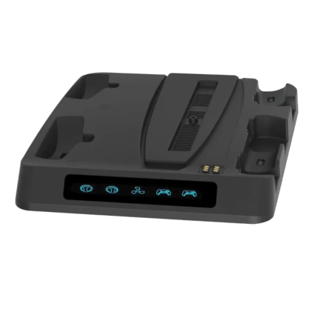Storage Headset Charger Multifunctional Cooling Charging Dock For PSVR2/PS5 Console Cooling Controller Charging Station