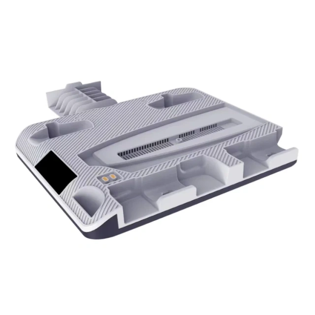 Horizontal Disk Headphone Controller Storage for PS5 Console PSVR2 Base Holder Cooling Stand