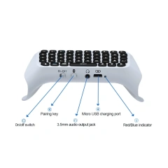 Wireless Chatpad Message Keyboard for PS5 Controller Gamepad Wireless Keyboard