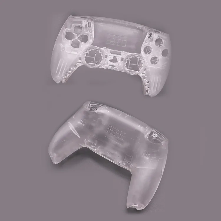 Transparent Shell Buttons Thumbstick Replacement for PS5 Controller DIY Shell Buttons Thumb Grips Protective Joystick Cap