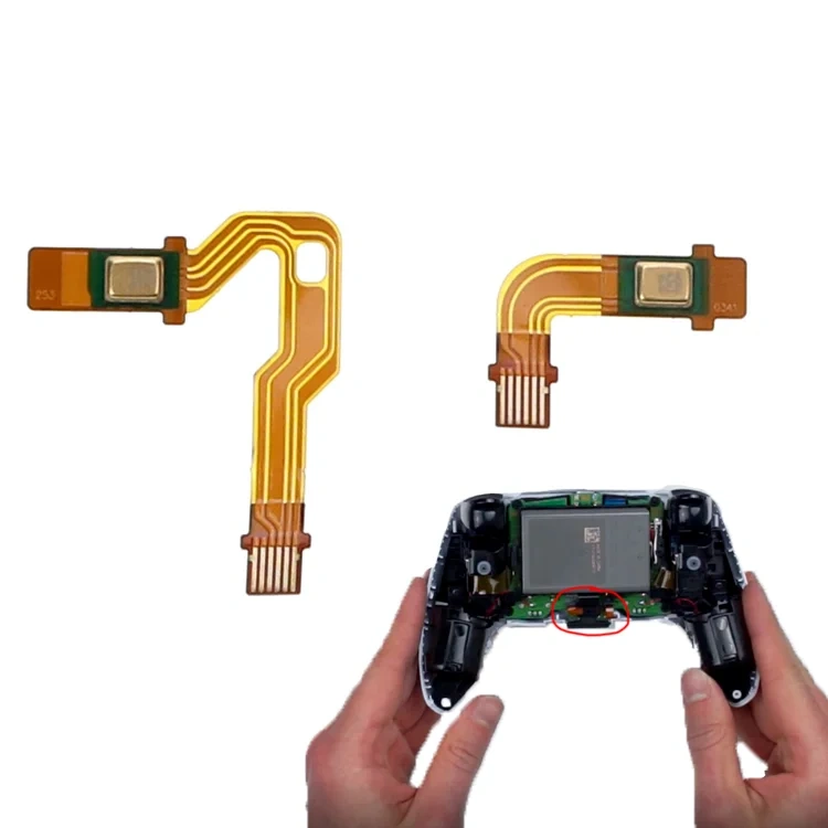 Left Right L/R Microphone Flex Cable For PlayStation 5 PS5 Controller Microphone Mic Flex Ribbon Replacement Parts