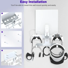 Wall Mount Storage Stand For PSVR2 Storage Bracket For PS5 Handle Wall Storage Rack