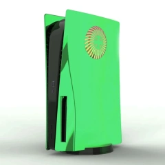 Replacement Panel Hard Case with RGB Atmosphere Light for Sony PS5 Game Console Faceplate