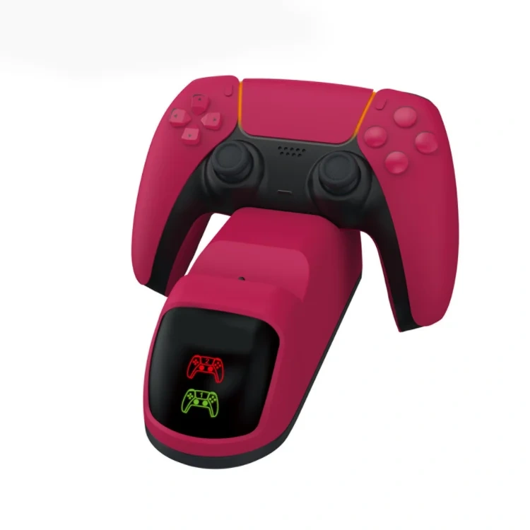 Wireless Game Controller LED Dual Charger Station Stand For PS5 Controller Charging Dock Station