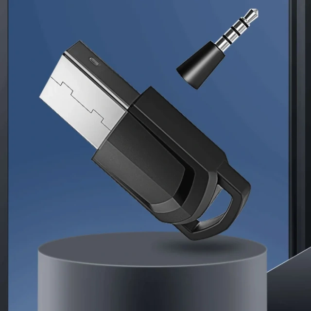 Audio transmitter PC Adapter for PS5/PS4/PC Wireless Headset receiver Adapter