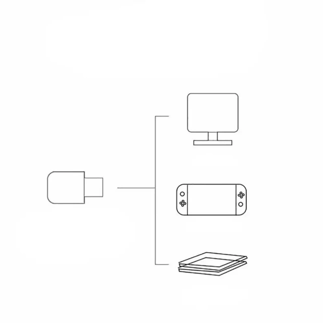 USB Dongle Wireless Receiver Adapter For Nintendo Switch/PS4/PS5 Games Controller Converter Adapter