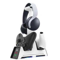 Universal Charger Station & Headphone Holding for PS5 Controllers Charging Dock for XBOX series S X/PS5/PS4/Switch pro