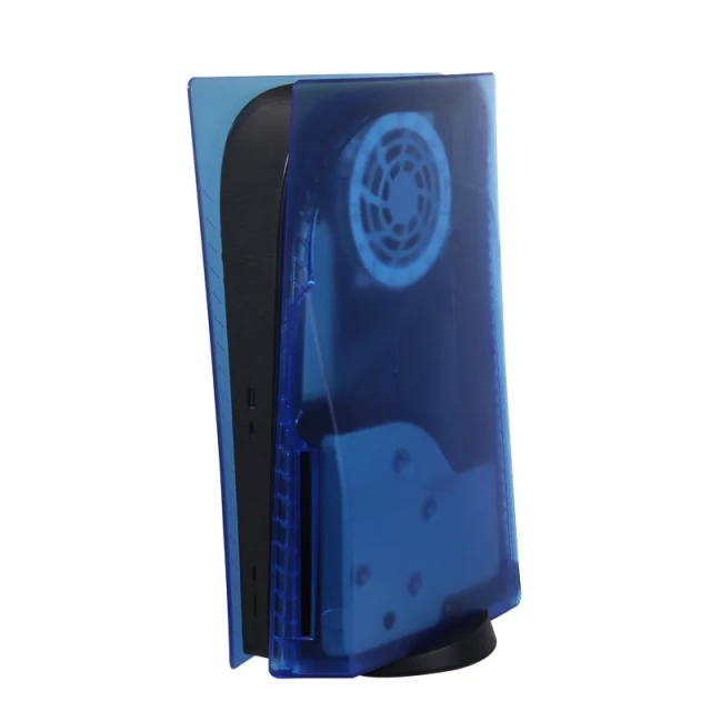 Faceplate Replacement Frosted Plate Cover for PS5 Console Case Cover Clear Blue Black Plates