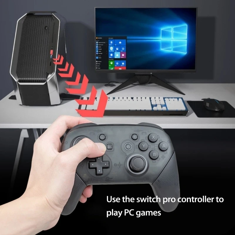 USB Wireless Controller Adapter Gamepad Receiver Support Joystick Converter Compatible with for Switch/PS5/PS4/xBox