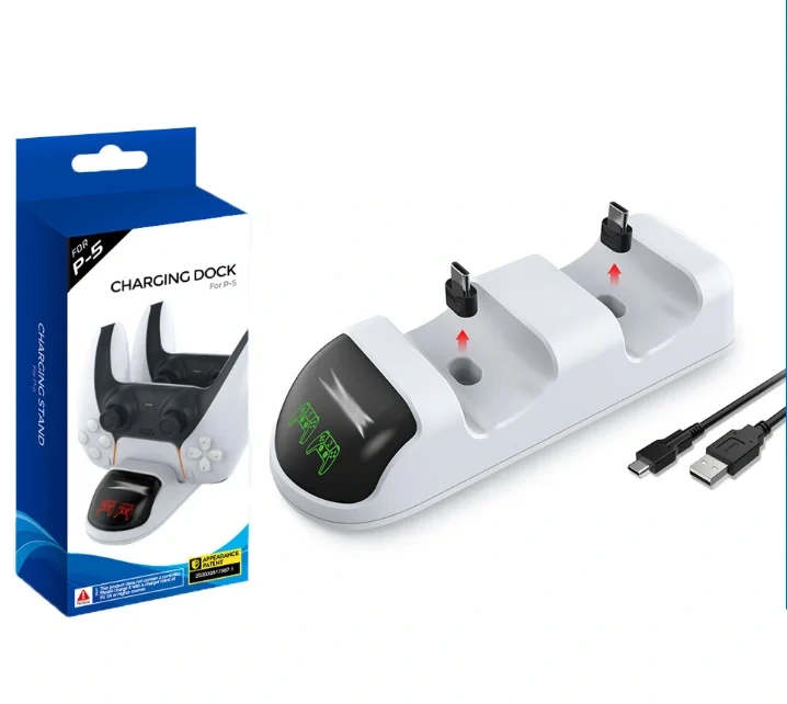 For PlayStation 5 Controller LED Charger Dock Stand Gamepad Charging Station For PS5 Accessories