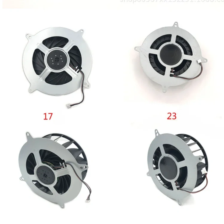 17/23-Blades Internal Cooling Fan Cooler for PS5 Video Game Consoles Replacement Cooling Fan