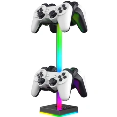 Universal Headset Stand Gamepad Holder Storage with RGB For Xbox/PS4/PS5/Switch Game Controller Holder