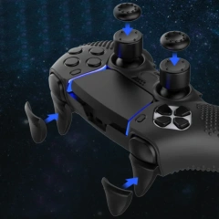 Soft Silicone Case Protective Skin Button Analog Set for PS5 Elite Wireless DualSense Edge Controller Covers