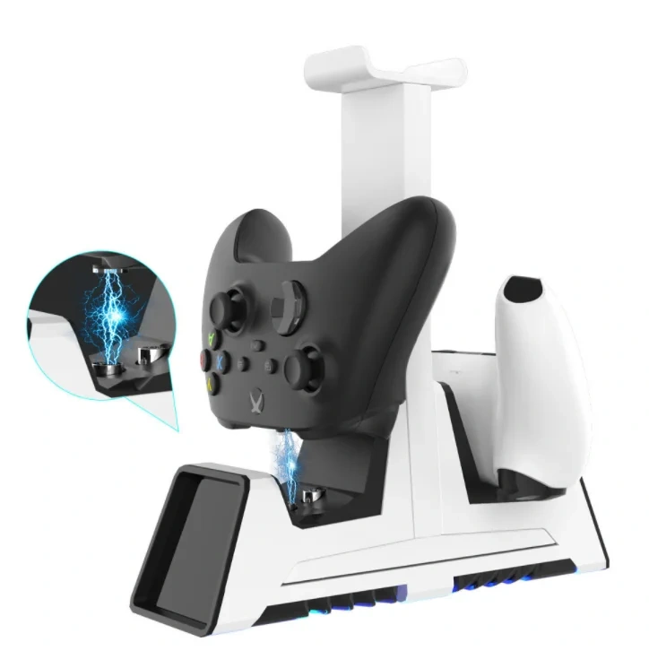 Universal Charger Station & Headphone Holding for PS5 Controllers Charging Dock for XBOX series S X/PS5/PS4/Switch pro