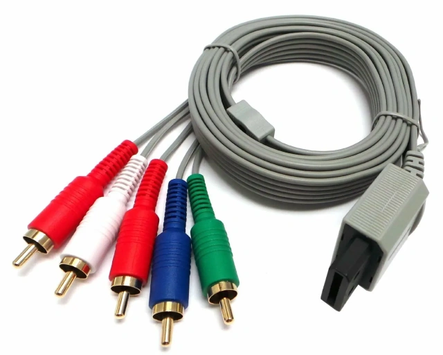 Composite Av Cable Cord For Wii/wii u/ps2/ps3/ps5/xbox 360 Slim Hd Tv Av Rca Component Cable