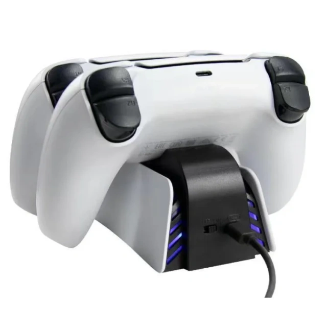 With LED light Wireless Gamepad Charger Charging station for PS5 controller dual charging dock