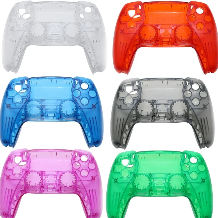 Hot Sell Controller Transparent Full Shell for PS5 Controller Case Housing Shell Cover Full Set Replace Parts