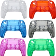 Hot Sell Controller Transparent Full Shell for PS5 Controller Case Housing Shell Cover Full Set Replace Parts