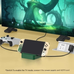 6-in-1 Multifunctional Portable Charger Dock 4K 30Hz for Nintendo Switch HD MI Screen Projection Docking Charging Station