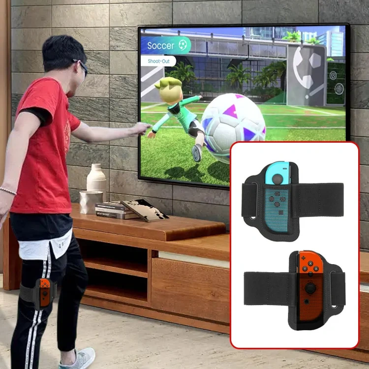 10 in 1 Sports Tennis Racket Golf Clubs Sword Grip for Nintendo Switch Games Accessories Bundle Leg Strap Set