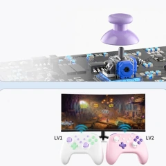 Colorful Switch Pro Hall Joystick Gamepad for Nintendo Switch/Oled/Lite PC Games Vibration Motor Wireless Controller
