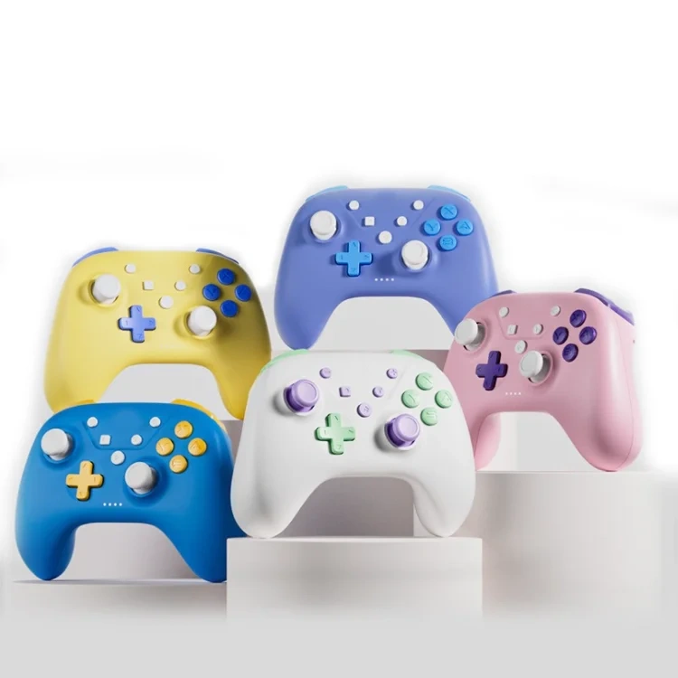 Colorful Switch Pro Hall Joystick Gamepad for Nintendo Switch/Oled/Lite PC Games Vibration Motor Wireless Controller