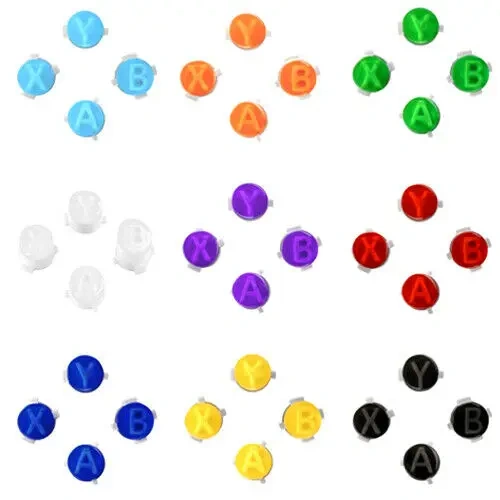 For Xbox One ABXY Buttons Transparent Controller Buttons Replacement Kit (ABXY) For Xbox One Controller