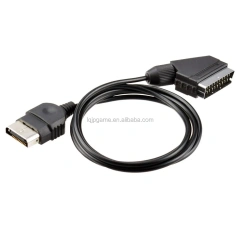 24P Hd Tv Rgb Av Scart Lead Cable For Xbox Original Classic Scart Cable New