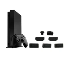 LQJP for Xbox One X Dust Plug Silicone Dust Proof Cover for Xbox One X Gaming Console