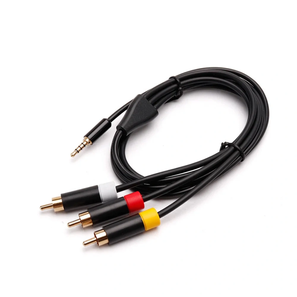 NEW AV Cable A/V Audio Video Cable Cord for XBox 360 E Composite AV Cable RCA Cord