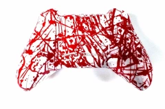 Blood Splatter Shell for Xbox One Replacement Hydro Dipped Blood Splatter Controller Shell Mod Kit Button