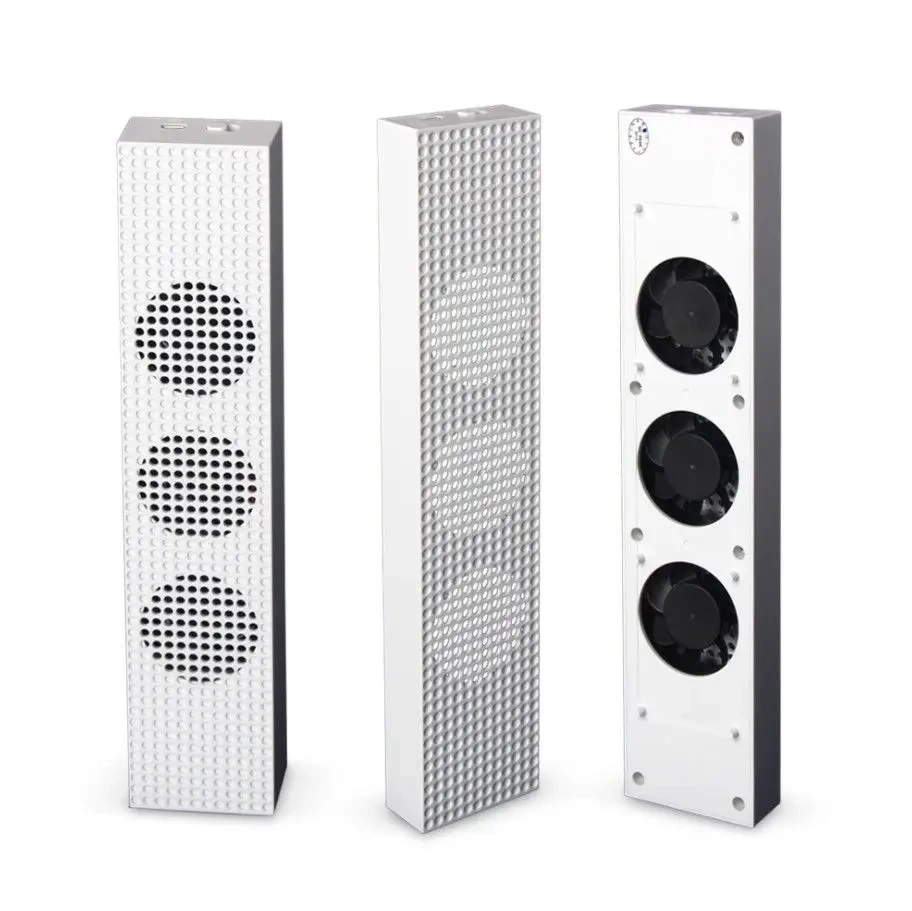For Xbox One S 3 Cooling Fan Speed Stand White for Xbox One Slim S Console
