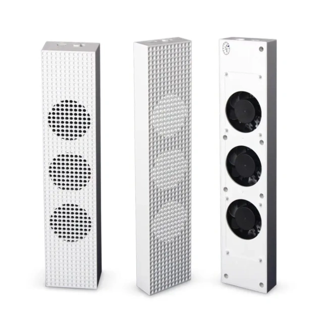 For Xbox One S 3 Cooling Fan Speed Stand White for Xbox One Slim S Console